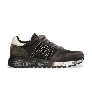 Premiata para hombre. LANDER Zapatillas Lander marrón (40), Plano, Cordones, Casual