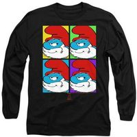 the smurfs camiseta manga larga tv26968 para mujer