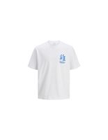 camiseta jack and jones jorsnake hombre bright white
