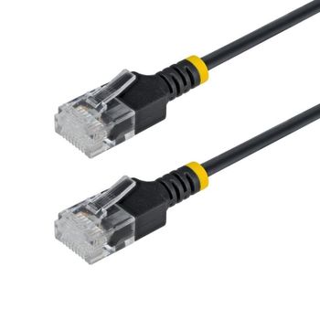 Cable de red StarTech Cat6a Ultra Delgado 2m Negro