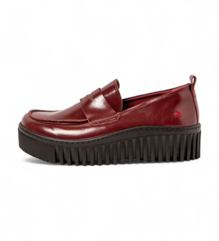 Art para mujer. 115301467003_008 Zapatos de Piel 1530 Brighton burdeos (42), 3 a 5cm, Ninguno, Casual