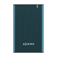 aisens - caja externa 25 ase-2525bwn 95mm sata a usb 30usb31 gen
