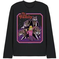 steven rhodes camiseta manga larga my new family para mujer