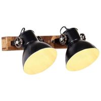 lampara de pared industrial negra 45x25 cm e27 vidaxl