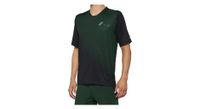 maillot de manga corta 100  celium forest green   black