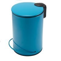 papelera metalica con pedal de 3 litros para bano