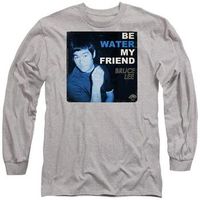 bruce lee camiseta manga larga water para hombre