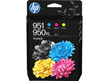 Cartucho de tinta - HP Pack Original 950XL/951, C3WK1AE, Negro, Cian, Magenta, Amarillo