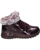 de skechers botines planos uno rugged mujer burdeos rojo