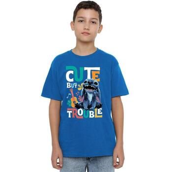 Disney Camiseta Cute But Trouble para niño