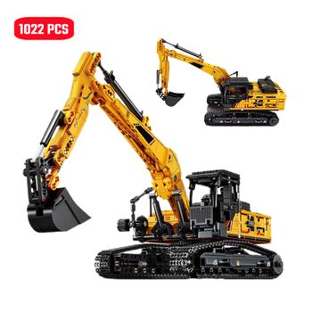 SEMBO BLOCK 1022 Uds. SANY City vehículo de construcción excavadora modelo bloques de construcción MOC coches de ingeniería ladrillos juguetes para niños