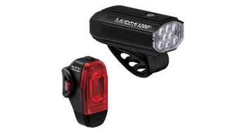 Lezyne lite drive 1200    ktv drive pro  par luces para bicicleta negro