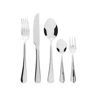 cuberteria moderna conjunto 30 cubiertos para 6 personas cuchillo tenedor cuchara cucharilla tenedor para postre acero inoxidable plateado fusilli