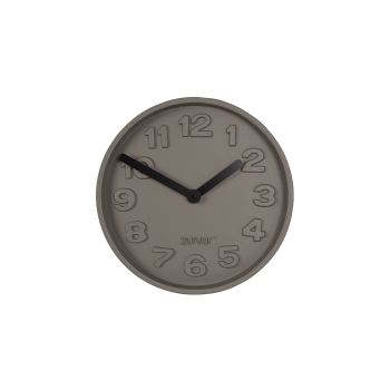 Zuiver Concrete Time Clock with Black Hands