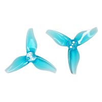 4 pares  12 pares gemfan 2215 helice de pc de 3 hojas de 22 pulgadas con agujero de 15 mm para drones rc fpv de carre