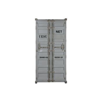 Botellero Metal Mdf 76,5x41x157,5 Container Gris
