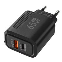 gan tech apd-180 cargador usb pd de 2 puertos usb-ausb-c pd qc30 cargador de pared adaptador eu plug us plug para ip