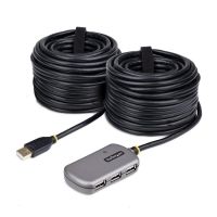 hub usb extensor startech 24m 4 puertos usb 20 alimentacion bus cc 10w 480mbps