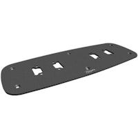 vogels pff 7070 floor mount plate double black pff7070