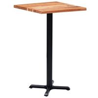 pata de mesapierna de mesa de bistro hierro fundido negro 56x56x107 cm cfw9217688