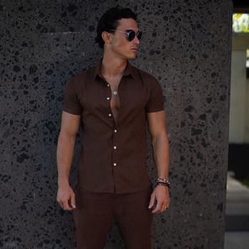 THEAD. Camisa manga corta BRUCE para hombre