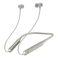 verbatim trusound anc auriculares inalambrico banda para cuello musicauso diario bluetooth gris