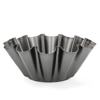Molde tulipa acero negro 23x9 cm