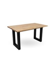 mesa de comedor mesa salon en acabado madera extensible 140-180cm