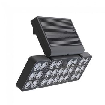 Aplique solar led con sensor de movimiento tuda (15w)