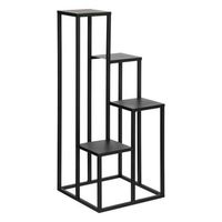 jardinera de metal negro h865cm