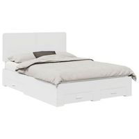 estructura de cama con cajon 140 x 200 cm madera de ingenieria vidaxl