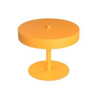 lampara de mesa zuko naranja 2 luces