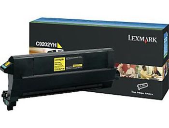 Lexmark C9202YH Original Yellow Toner Cartridge