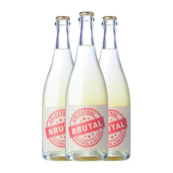 Cueva Espumoso Blanco Brutal Ancestral 75 Cl 12% Vol. (pack De 3 Unidades)