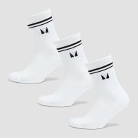 calcetines de pilates de mp paquete de 3 pares - blanco - uk 6-8
