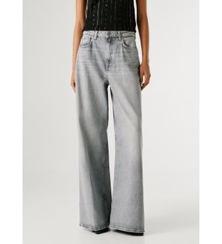 Pepe Jeans para mujer. PL20474048VA Jeans Jaimy gris (31/34), Casual, Algodón, Denim