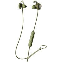 skullcandy method active s2ncw-m687 wireless bluetooth sports earphones - moss olive  yellow olive