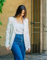 celeste chaqueta alice para mujer