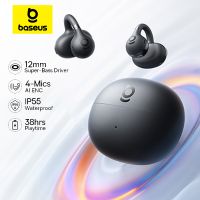 baseus bc1 auriculares con clip para la oreja auriculares inalambricos de oreja abierta bluetooth 60 auriculares deportivos con clip 4 microfonos super bass ip55 auriculares