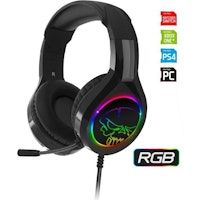 SPIRIT OF GAMER - PRO-H8 - Auriculares para juegos LED RGB - Micrófono flexible - Piel sintética - P