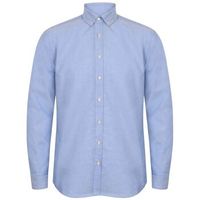henbury camisa manga larga dern para hombre