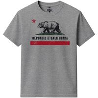 republic of california camiseta old flag para hombre