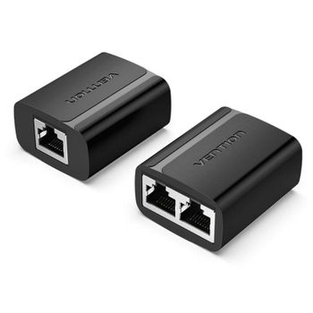 Divisor RJ45 Vention IPTB0 100Mbps 2 uds con blindaje metálico y doble interfaz