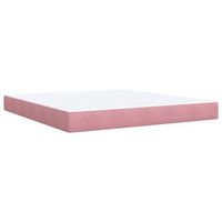 cama ramsang apariencia rosada combinada con un colchon de saten de 180x200 cm