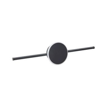 Lámpara Led Para Cuadros Y Espejos Minimalista Moderna Para Sala De Estar Baño Espejo De Metal Acrílico Y Silicona Negra Othain