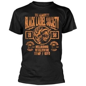 Black Label Society Camiseta Hell Riding Worldwide para hombre