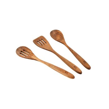 Set de 3 utensilios de cocina en madera de acacia
