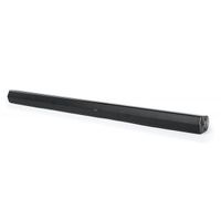sound bar tv speaker with bluetooth and pll radio black with amber led display