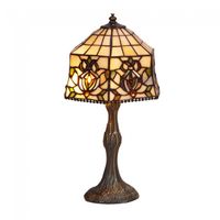 lampara de mesa tiffany hexa ii