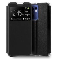 cool funda flip cover para oppo reno 13 f 5g  13 fs 5g liso negro